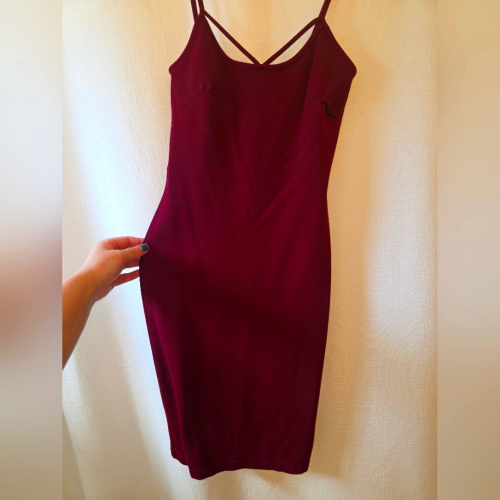 *Seamstress Special* Burghundy Cocktail Dress